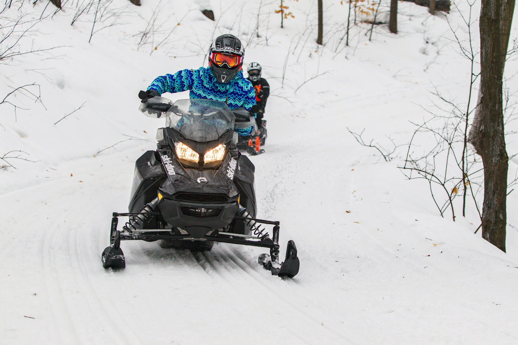 2015 Ski-doo Renegade snowmobile riding Ontario snow trails.jpg
