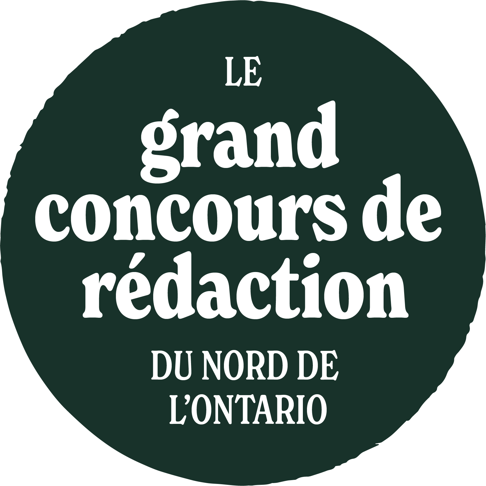 Logo Le grand concours de rédaction du Nord de l'Ontario