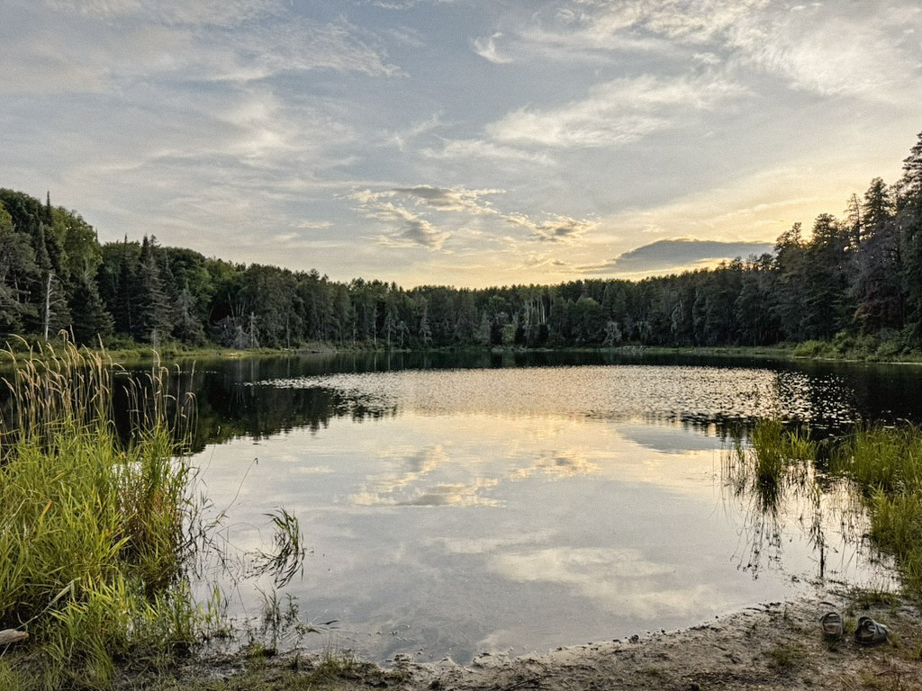 Kettle Lakes at sunset