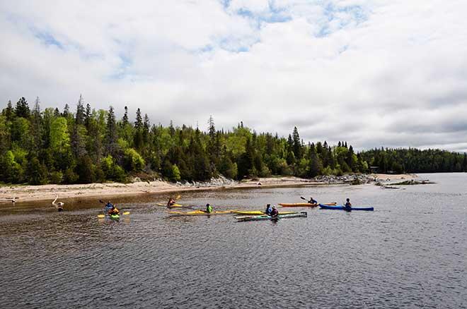 paddling michipicotenbay
