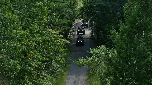 over the bridge