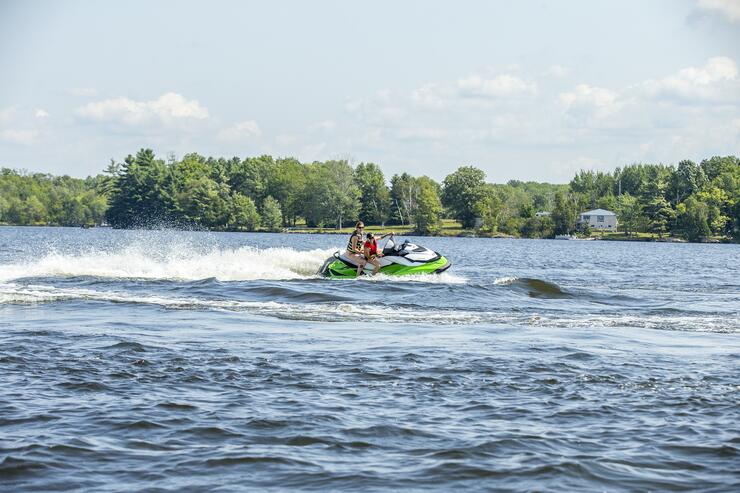 sea doo 2 riders on Lake Manitouwabing
