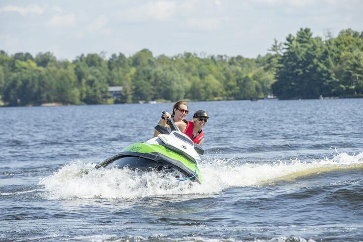 sea doo 2 riders turning