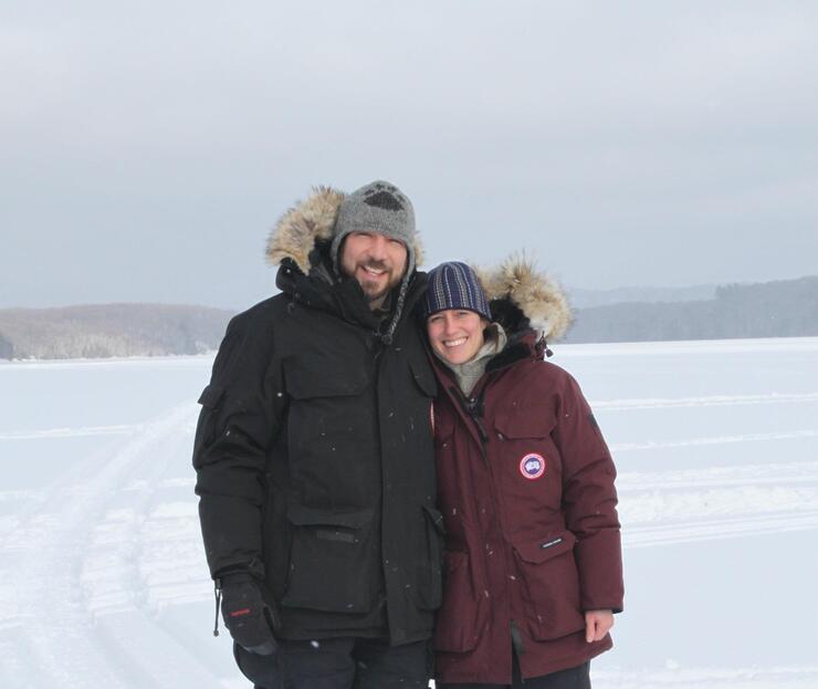 Paul and Megan Oak Ice Fishing SSM