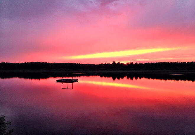 Chantal Labonte captured this sunset in Balmertown