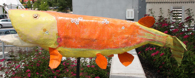 Marielle Benson created Muska, Flower Fish of Lake of the Woods