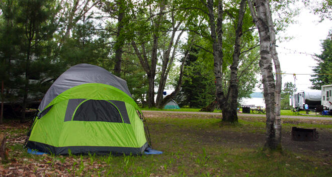 Pakwash Provincisl Park just north of Ear Falls on Highway 105