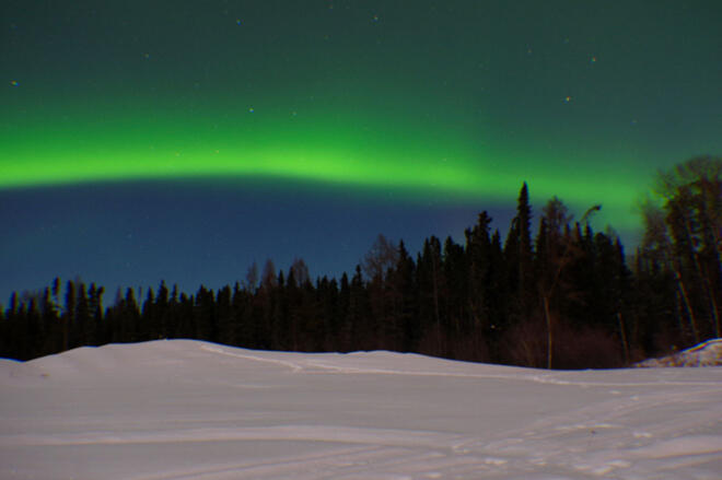 Northern Lights in Kenora, Ontario