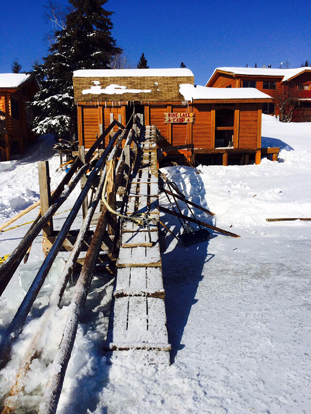 Custom ramp that will support thousands of pounds of ice