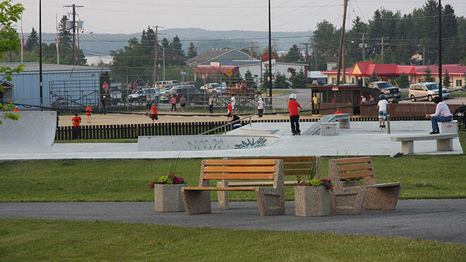 The kids will love the Skateboard Park!