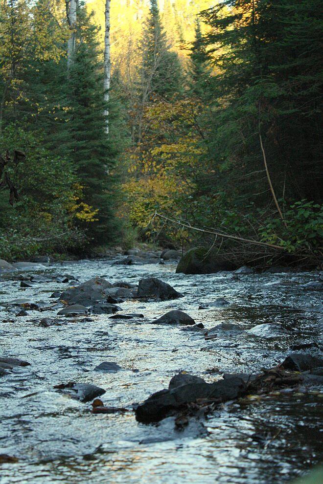 water and rocks