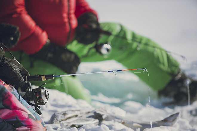 ice fishing