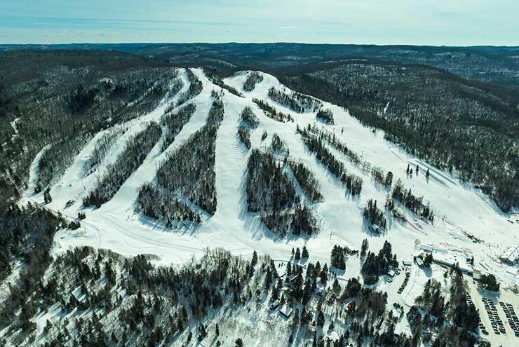 aerial view searchmont resort gary mcguffin