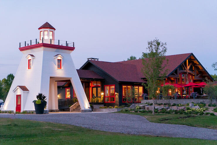 Exterior of Killarney Mountain Lodge