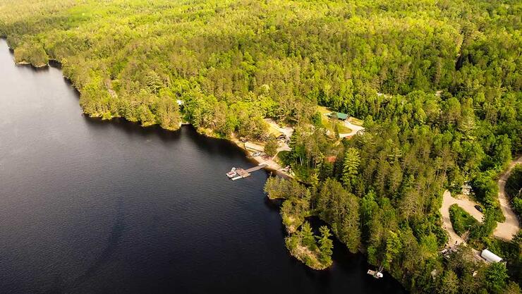 aerial footage mattawa river resort